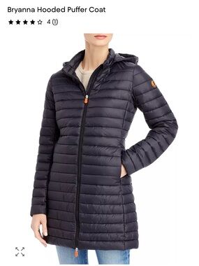 SAVE THE DUCK Bryanna Hooded Puffer jacket - Black